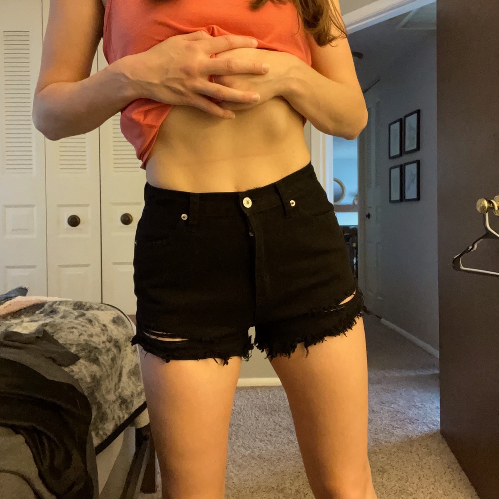 JustUSA high waisted cutoff shorts - small